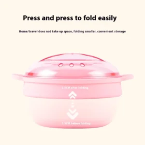 JUSTLANG Folding Wax Warmer Hair Removal Wax Dipping Pot Hair Removal Cream Soft Silicone Small Portable Lose Hair Or Feathers 1