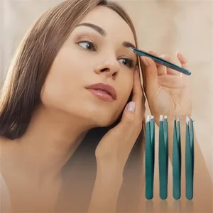 2/4pcs Professional Tweezers Set - Perfect For Eyebrow Hair Removal, Splinter & Ingrown Hair Removal & For Men & Women 1
