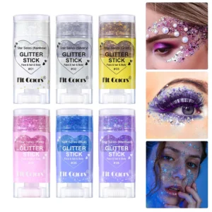 5 Color Body Painting Sequins Stick Face Lips Star Glitter Powder Eye Shadow Festival Stage Makeup 1