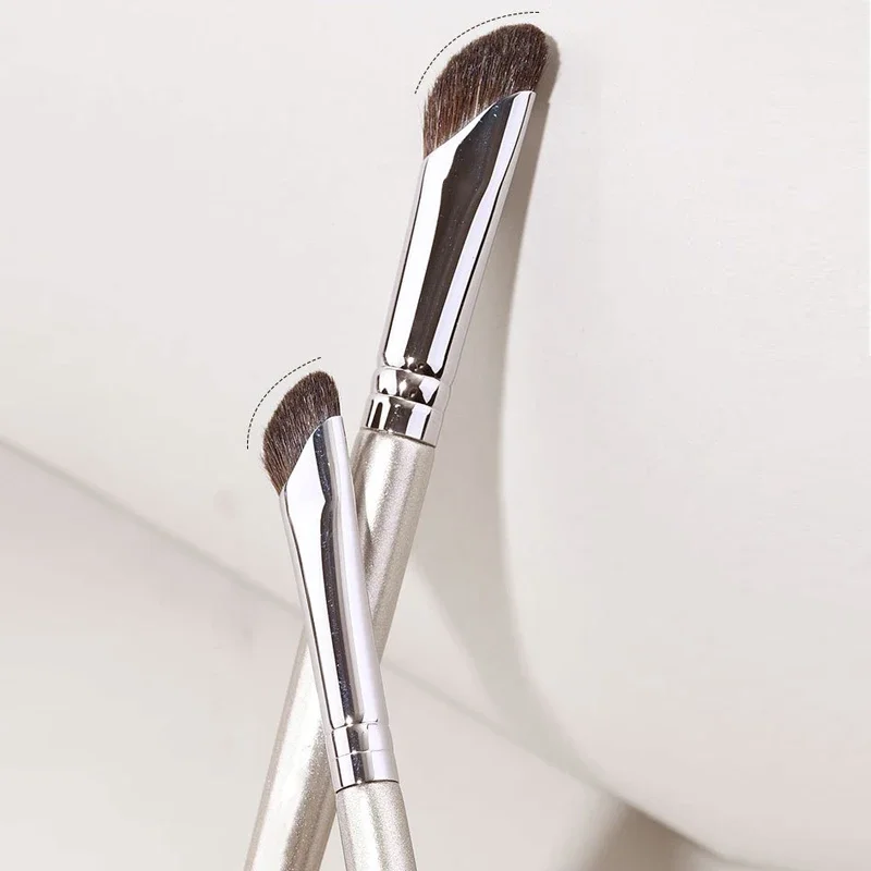 Nose Contour Brush Flat Nose Contour Brush Angled Contour Makeup Brush Natural Hair Angled Contour Shadow Smudge Makeup Brushes 3