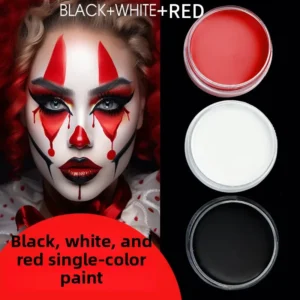 10g Professional Halloween Makeup Kit Face Body Paint White Black Red Special Effects Christmas Cosplay Party Supplies 1