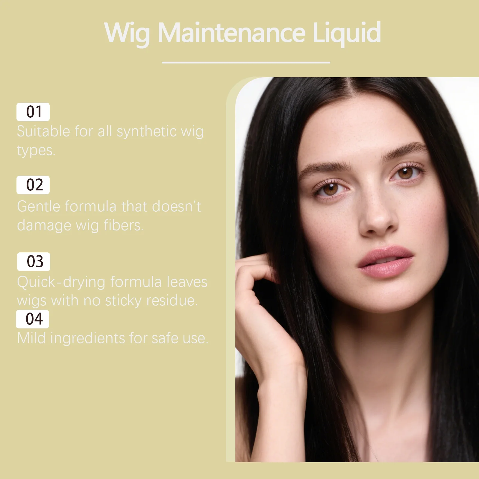 Coconut Wig Volumizing Spray - Boosts Volume, Controls Frizz, Reduces Tangles, Enhances Softness, Non-Greasy for Daily Styling 4