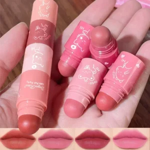 4 in 1 Cute Matte Lipstick Crayon Kit Combo Purple Lip Tint Velvet Sexy Moisturizing Lipstick Pen Waterproof Lasting Lip Makeup 1