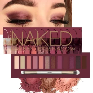 12 Colors Eyeshadow Palette Long Lasting Easy Makeup Brown Eyeshadow Palette Pink Eyeshadow Palette 1