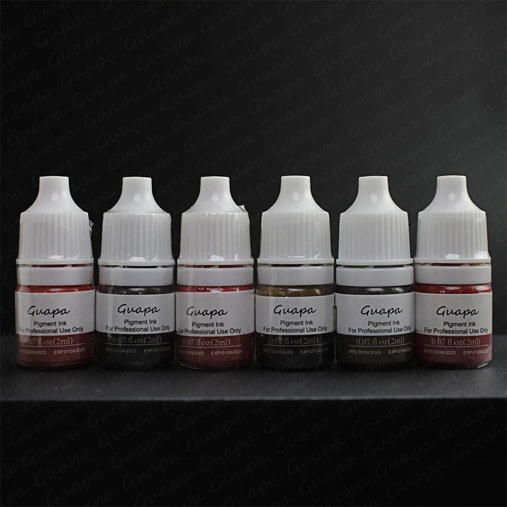 2ml/Bottle Permanent Makeup Machine Use Liquid Microblading Pigment Paint Tattoo Ink Tattoo Supply For Eyebrows Eyeliner Lip 3
