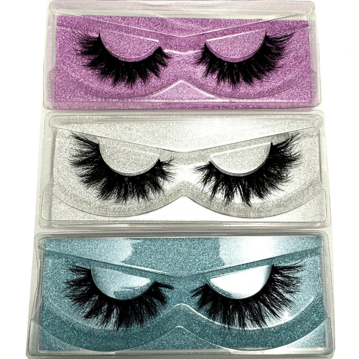 New 21Pairs Natural Fluffy volume False Eyelashes Dramatic Thick 3D Mink Lashes Extension Makeup Lashes Wholesale Cílios In Bulk 2