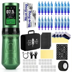 Tattoo Kit DM Tattoo Pen Kit For Permanent Makeup Tattoo Machine Kit Adjustable Wireless Tattoo Power Supply Tattoo Gun 1