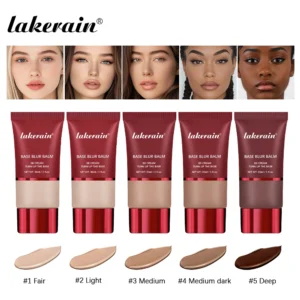 Lakerain Matte Foundation Base Cream Long-lasting Soft Focus Matte Natural Fit Coverage Concealer Waterproof Face Base Makeup 1