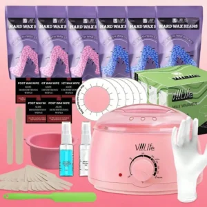 VIILIFE Waxing Kit, Hair Removal Hard Wax Kit With Wax Melt Warmer & Waxing Beads Gift For A Woman/man/teenager/wife/friend - Pr 1