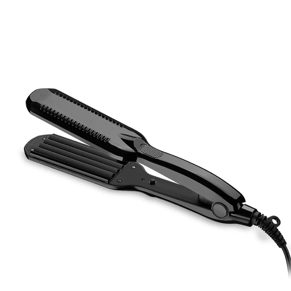 Electronic Hair Curling Irons Curler Straighteners Titanium Corrugated Crimper Waves Iron Tools 4