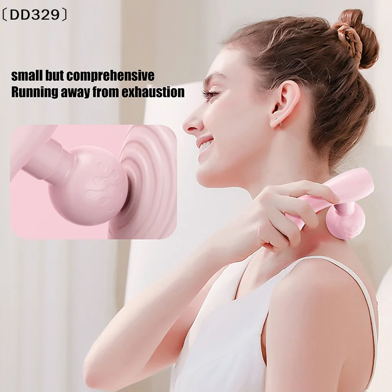 Fascia Tool Vibrating Fast Rechargeable Dual Head Both Portable Muscle Relaxation Full Body Universal Massage Artifact〔DD329〕 2