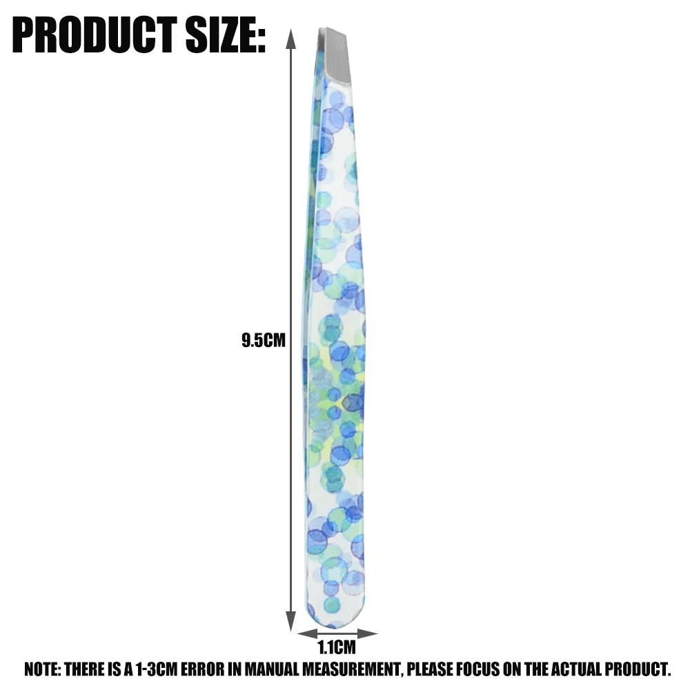 Colorful Eyebrow Tweezers Professional Stainless Steel Tweezers For Men and Women Beauty Clips Facial Hair Removal Makeup Tools 2
