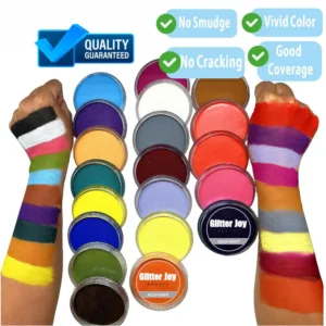 30g/pc GlitterJoy Water Activated Face Body Painting Makeup Pigment For Cosplay, Festival, Halloween Costume 1