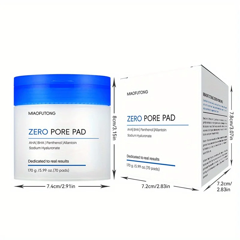 70PCS hyaluronic acid cleansing and makeup remover pads, cotton pad makeupremover pads, gently clean and remove makeupmoisturize 3
