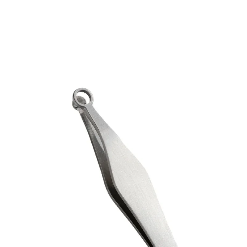 Universal Nose Hair Trimming Tweezers Stainless Steel Eyebrow Nose Hair Cut Manicure Facial Trimming Makeup Scissors Trimmer 4