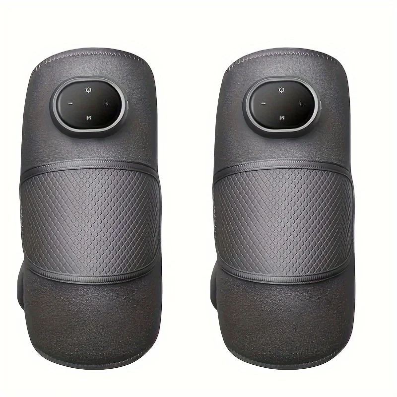 1Pc/2Pcs Heated Knee Massager, 3-in-1 Heated Knee, Elbow, and Shoulder Wrap, Vibrating Knee Heating Pad, 3 Adjustable Vibration and Heating Modes, Heating Pad for Knee, Elbow, Shoulder, and Leg Relaxation (Dual-Use Device) 3