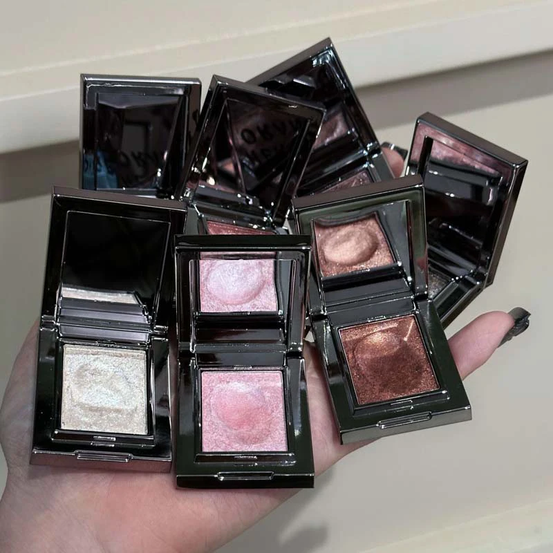 Chameleon Dark Green Eyeshadow Palette Fine Easy-To-Apply Sparkling Pearlescent Mashed Potato Eye Shadow Brightening Makeup 5