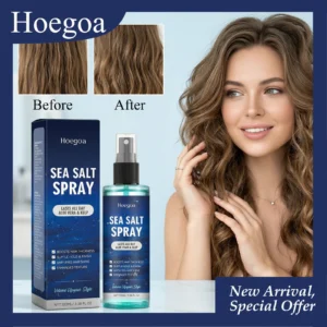 HOEGOA 100mL Sea Salt Spray Effectively Increases Hair Thickness Enhances Hair Texture Refreshes Hairstyle Curl Styling Spray 1