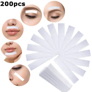 200pcs Depilatory Wax Strips Painless Fast Facial Body Hairs Removal Bikini Legs Arm Hair Removal Patch Nonwoven Epilator 1