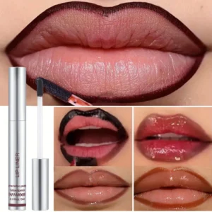 6 Color Waterproof Lip Liner Peel Off Tattoo Lip Gloss Lasting Matte Lip Tint Black Brown Contour Tear-off Makeup Stain Cosmetic 1