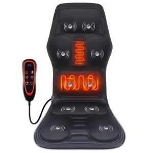 Electric Back Massager Infrared Full-Body Massage Chair Cushion Heating Vibrator Car Home Office Lumbar Neck Mattress Chair Mat 1