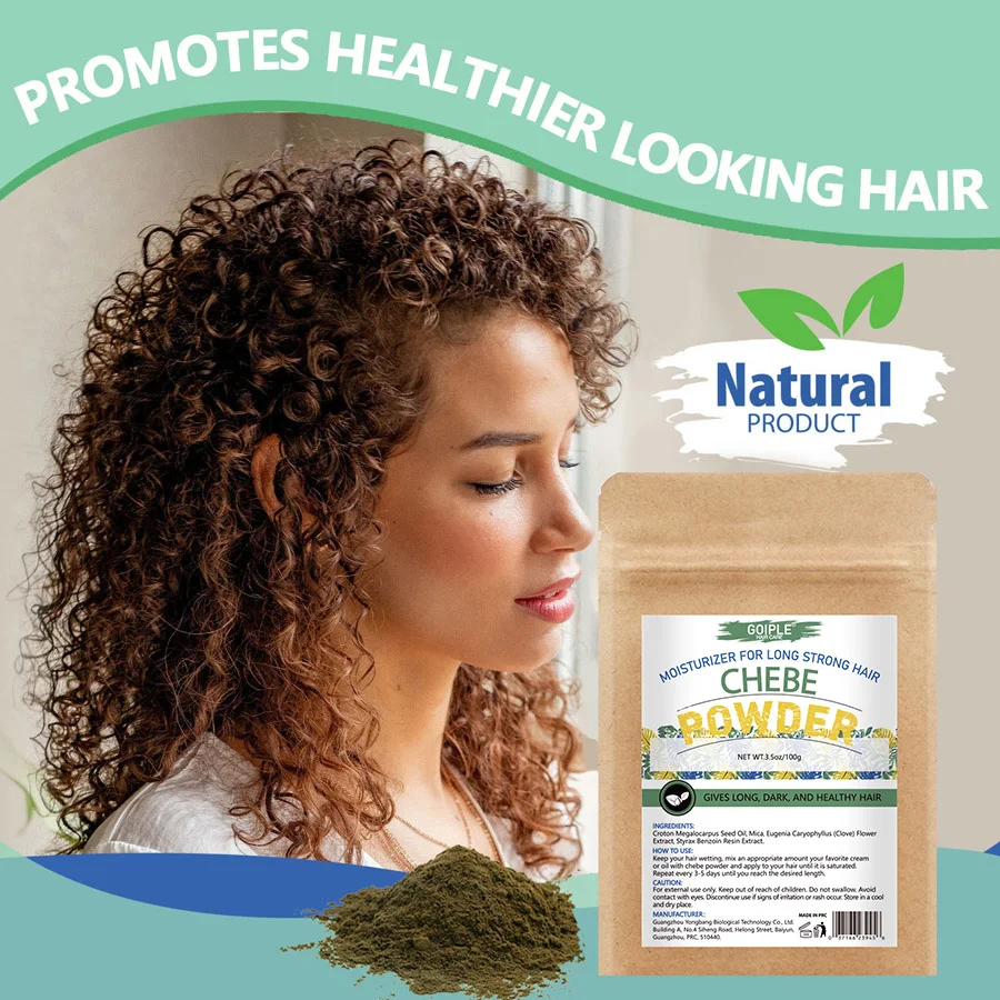 Natural Chebe Powder Moisturizing Strong Nourishing Scalp Anti Hair Loss Repair Hair Break Split End Hair-Care Product for Women 2