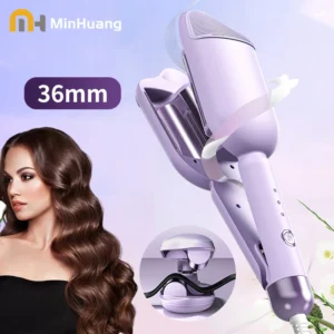Electric Hair Curler 36mm Large Wave Styling Ceramic Hair Long Lasting Curling Iron Styling Tool Curling Wand Hair Waver 1