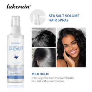 Volumizing Sea Salt Hair Spray Dry Shampoo Anti-Frizz Detangler Long Lasting Hair Styling & Care Product 1