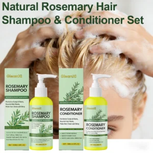 Organic Rosemary Hair Shampoo Conditioner Set For Volumizing Thickening Strengthening Oil Control Nourishes Smoothing Hair Care 1
