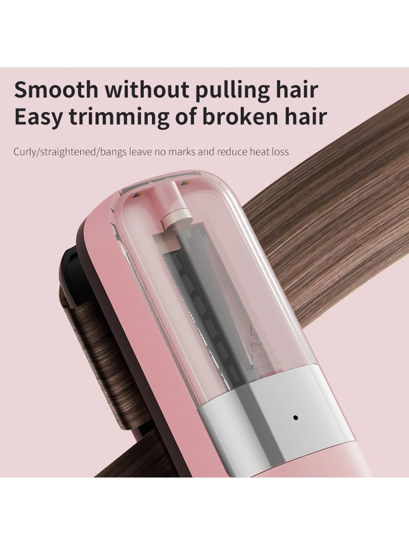 Rechargeable Electric Split Ends Trimmer -Portable Frizz Remover Tool, Ideal for Damaged Hair Care& Touch-Ups 3