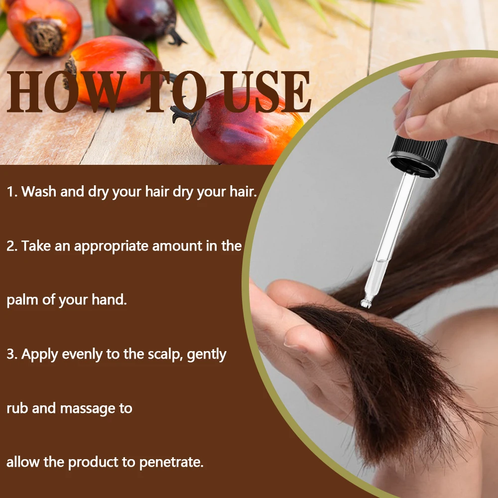 40ml/60ml Batana Rosemary Mint Scalp Hair Strengthening Oil Biotin Essential Oils Nourishing Treatment Split Ends Dry All Types 4