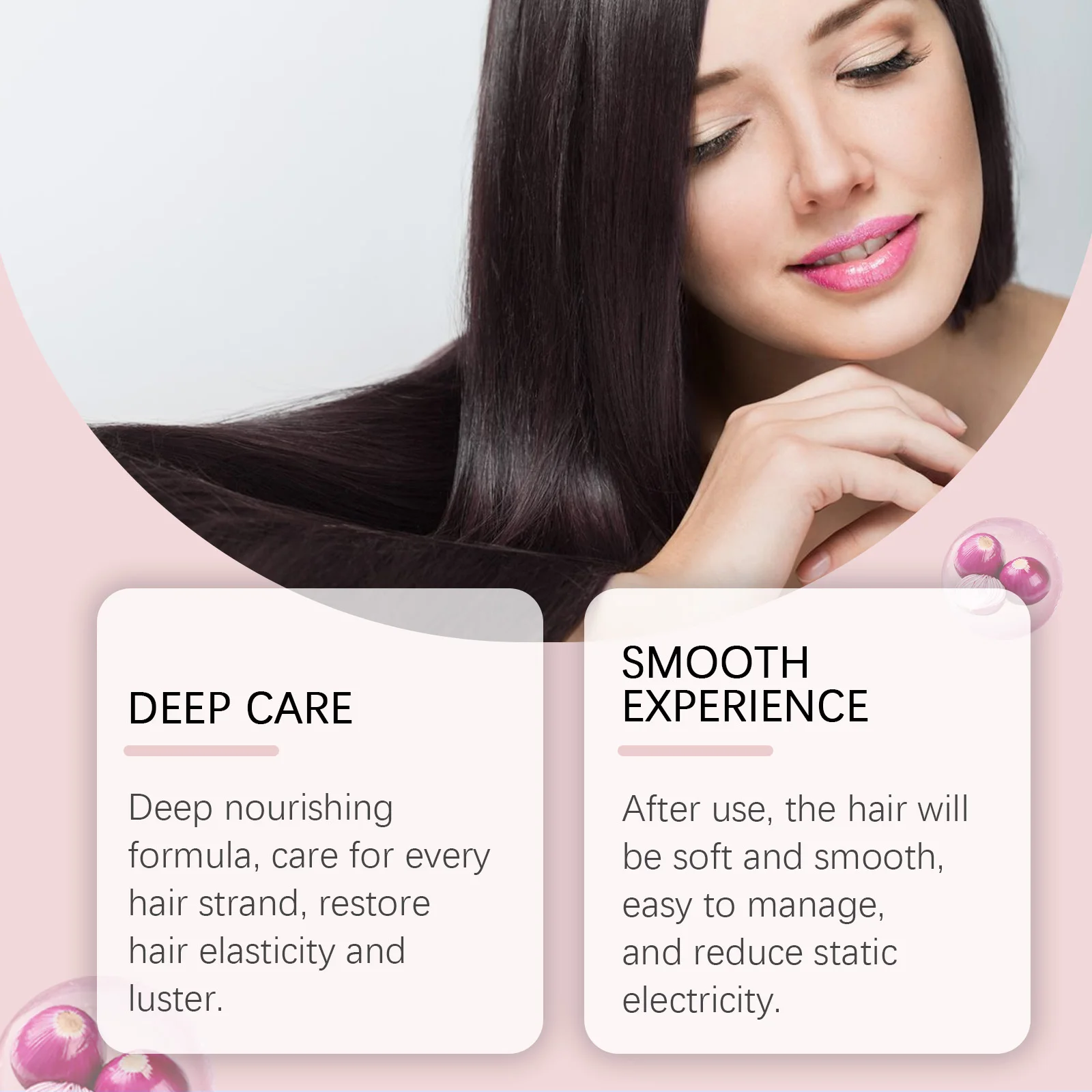 Rosemary Onion Shampoo and Conditioner Sets Anti Hair Loss Improve Rough Frizz Prevent Breakage Repair Damaged Hair Care Product 4