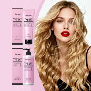 Hoegoa Rosemary Shampoo Conditioner Set Cooling Scalp Refreshing Thickening Volumizing Strengthening Repairing Dry Hair Care Kit 1