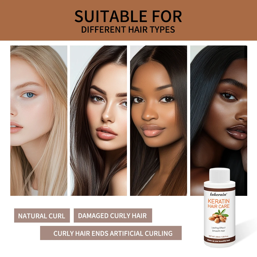 Hair Straightening Lotion Professional Keratin Treatment Cream Smoothing Soft Repair Perms Damaged Frizz Hair Care Products 6
