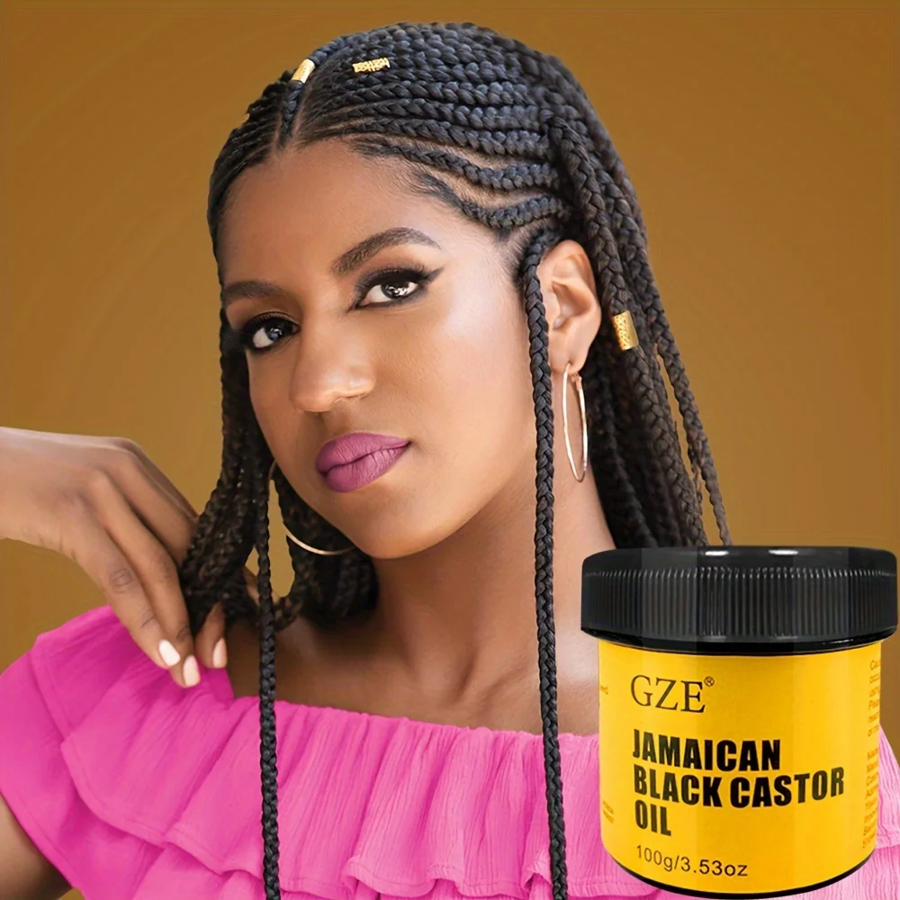 GZE JAMAICAN Black Castor Oil Pure Cold-Pressed for Hair Growth, Skin Moisturizing and Scalp Health - Promoting Thick Hair 5
