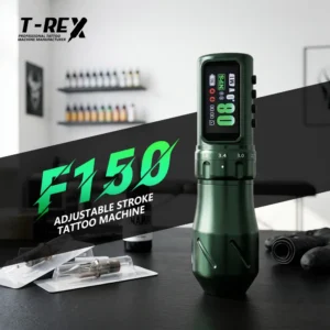 T-Rex New Cool Wireless Tattoo Machine  Adjustable Stroke 2.3-4.5mm Coreless Motor For Permanent Makeup Tattoo 1