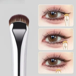 2pcs Curved Eyeliner Makeup Brushes Eye Makeup Smudge Tools Precision Soft Eyeshadow Brush Sharp Thin Small Eye Cosmetic Tools 1