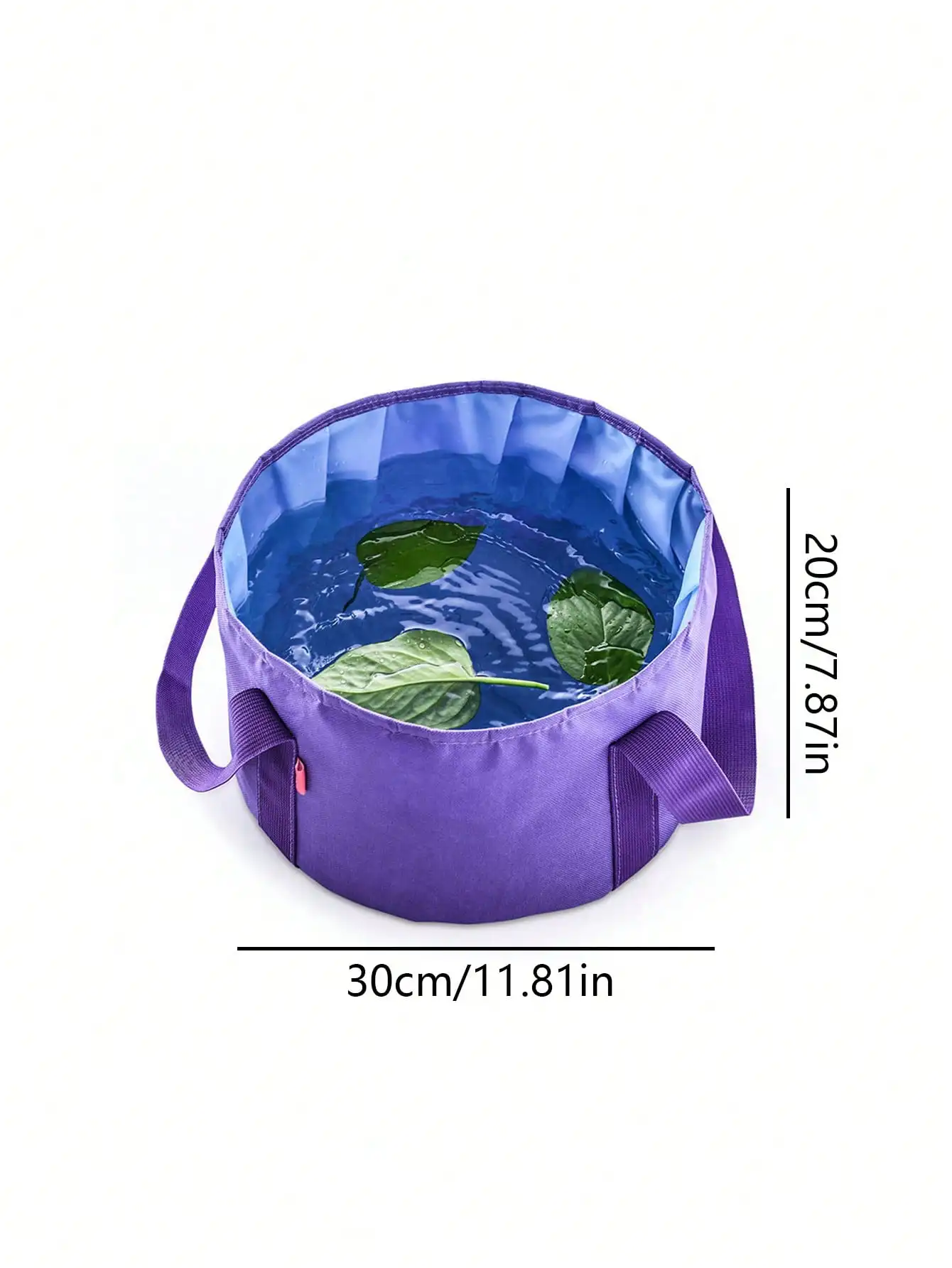 1pc Foldable Insulated Portable Foot Soaking Basin - Multi functional foldable water basin, outdoor travel laundry bucket 6