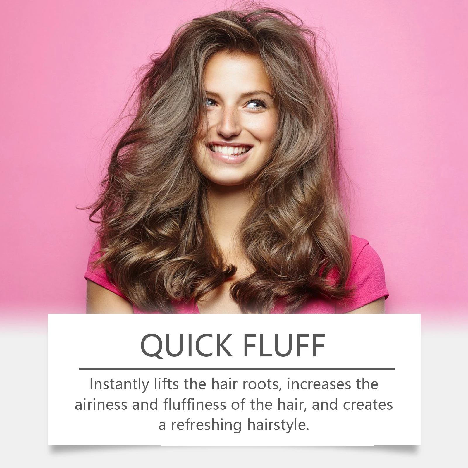 Fluffy Volumizing Hair Spray Quick-Drying Non-greasy Wash Free Increase Volume Lazy People Hairdressing Hair Shaping Spray 5