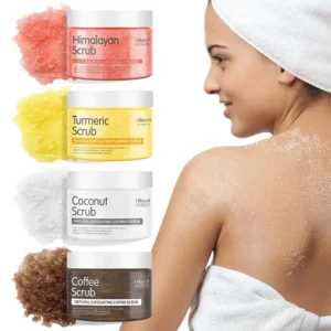 Exfoliating Salt Scrub Body Scrub, Removes Dead Skin, Natural Face Foot Hands Exfoliation Deep Cleansing & Moisturize Skincare 1