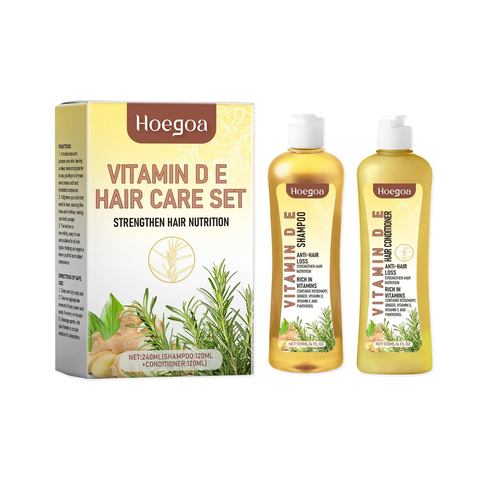 Hair Growth Shampoo Conditioner Set Repairing Strengthen Root Deep Nourish Anti Frizzy Dry Hair Oil Control Smoothing Hair Care 2