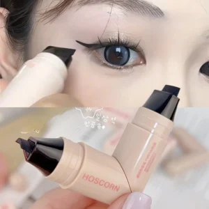 Waterproof Double-Wing Integrated Eyeliner Stamp - Sweat Proof & Long Lasting Easy to Use for Beginners Lazy Makeup Stencil 1