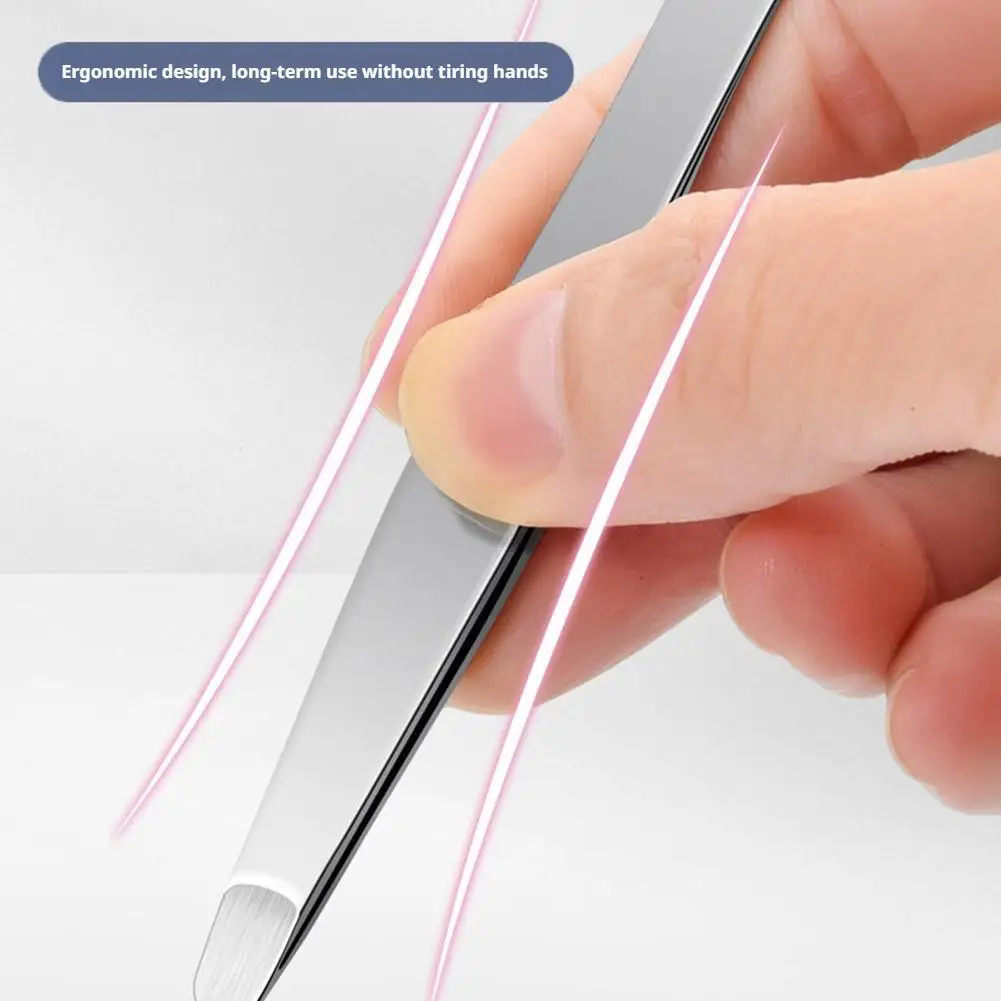 Stainless Steel Brow & Facial Hair Remover Eyebrow Tweezers Non-slip Makeup Remover Tweezer Tools Hair Removal Makeup Tools 5