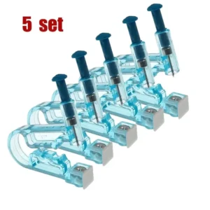 1/5pcs/Set Ear Piercing Gun Kit Asepsis Disposable Healthy Safety Earring Piercer Tool Machine Kit Studs Nose Lip Body Jewelry 1