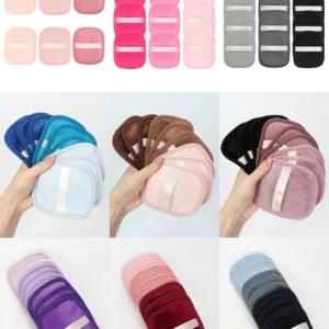 1012 Reversible Makeup Remover Wipes, Machine Washable and Reusable Cleaning Tools, Suitable for All Skin Types 1