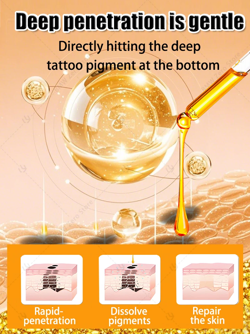 Pigmented permanent makeup tattoo removal Tattoo quick removal 5