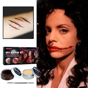 Halloween  Skin Wax Plasma Makeup Kit Scars Wax Special Effects Stage Fake Wound Skin Wax Fake Blood 1