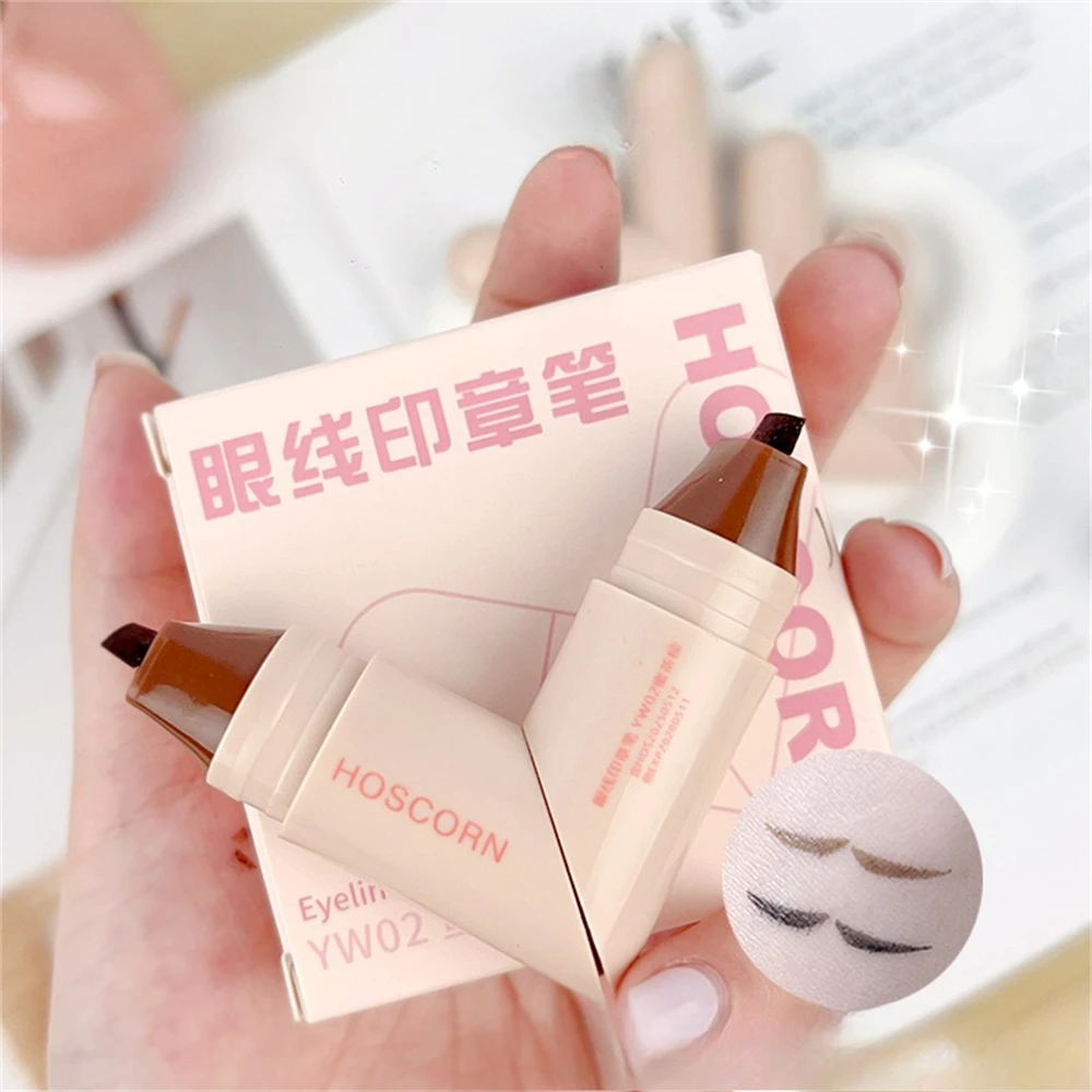 Waterproof Double-Wing Integrated Eyeliner Stamp - Sweat Proof & Long Lasting Easy to Use for Beginners Lazy Makeup Stencil 2