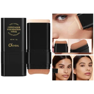 O'cheal Two In One Concealer Foundation Stick Facial Matte Waterproof Bronzer Contouring Face Coverage Moisturizing Makeup Cream 1