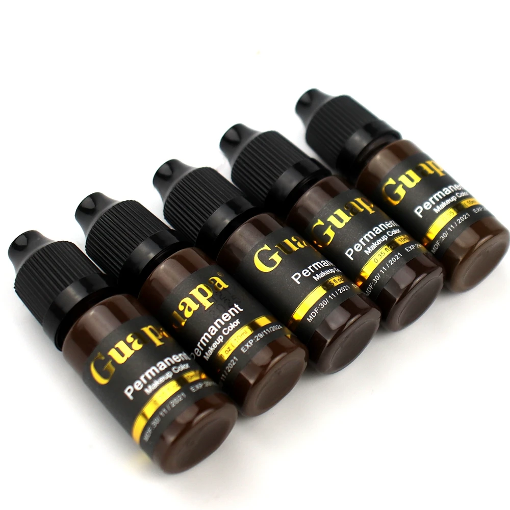 10ML Tattoo Ink Micro pigment Lip Eyebrow Permanent Makeup Pigment Tattoo Supplies for Tattoo Eyebrow Eyeliner Lip 3